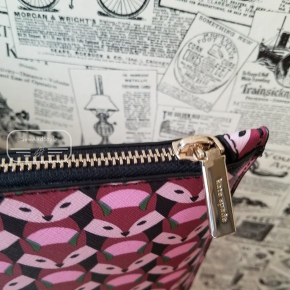 Kate Spade Fox Glove Laptop Case Sleeve Pink - Picture 7 of 8